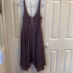 Free People hook & eye top midi dress size XS